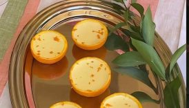 Let’s make Orange Possets 🍊recipe in the comments 🫶🏼 #orange #orangepossets
