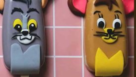 EXCITING Tom & Jerry Cake Pops 🍭🐈🐀 #hooplarecipes #shorts #tomjerry