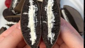 Oreo Dorayaki 😍 #easyrecipe #cake #shorts