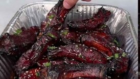 We’re looking for a rack of baby backs, slathered in Sweet Honey, smoked, falling off the bone 👀