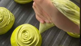 Matcha Bun 💚 #shorts