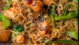 How to Make Salmon Teriyaki Noodles