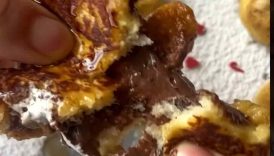 Lil Stuffed Gingerbread Men French Toast for the holidays 🌲 Recipe in the description #food #recipe