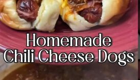 HOMEMADE CHILI CHEESE DOGS #Shorts