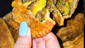 Beef And Sweet Plantain Empanadas!🫶🏽 #parati #recipe #empanadas #dominicana