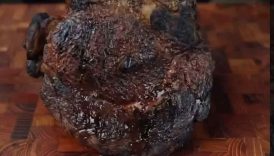 This is the Craziest way I’ve ever cooked a Steak! | Bourbon Salt Crusted #shorts
