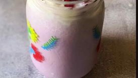 Refreshing Pomegranate Milkshake Recipe #easyrecipe #shortsvideo #viral
