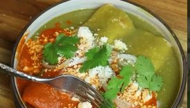 Enchiladas divorciadas #recipe