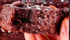 Sticky Date Tahini Brownies #healthydessert #veganrecipes #eggfreebaking #brownie #easyrecipes