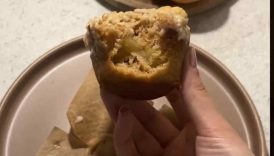 Apple cinnamon muffins #muffins #apple