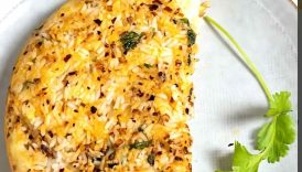 Crispy Rice Omelette, its good #recipe #maplekitchen
