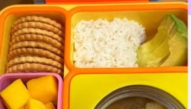 Hot lunch for kids – Sancocho Soup in Omie bento box