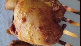 BBQ BONELESS SKINLESS CHICKEN THIGHS IN THE AIR FRYER #recipe #shorts #chickenthighs