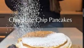 Chocolate Chip Pancakes 🥞 #easyrecipe #pancake #shorts #chocolate