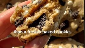 2 cookies in one! 🍪🖤 #shorts