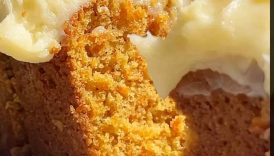 Carrot Cake Loaf with Cream Cheese Frosting 🥕 Recipe in comments and description! #carrotcake