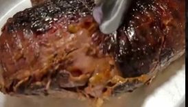 Pulled beef sandwich made entirely from scratch