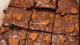 Biscoff brownies #brownies #biscoff