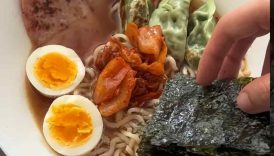 Tried to be a bit fancy today for lunch, actually tasted better than it looks tho 😏🍜 #ramen