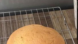 Vanilla sponge cake! 🍰💞 #baking #recipe #howtomake #cake #spongecake
