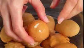 How to Peel Hard-Boiled Eggs the Easy Way #shorts