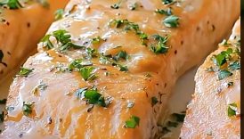 Brown Sugar Glazed Salmon -Sweet & Savory #shorts