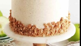 This Apple Crisp Cake is what Fall cake dreams are made of 🍏 recipe at sugarandsparrow #shorts