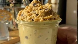 Healthy cookie dough 🍪 #shorts