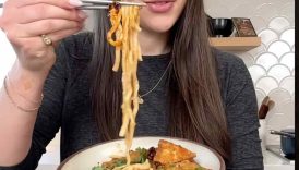10 Minute Peanut Noodles 🍜 #shorts