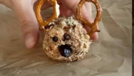 REINDEER CHEESE BALLS 🧀 #christmasrecipes #cheeselovers #cheeseball #cheeseplatter #easyfood #short