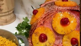 Puerto Rican Jamón con Piña 😍 #puertoricanfood #caribbeanfood