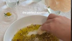 My go to appetizer! So easy to make & it’s always devoured so quick ￼🫒🧀🥖 #appetizer