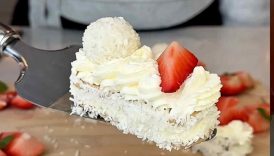 No bake dessert 💗 #easyrecipe #cake #shorts