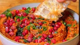 Muhammara: Roasted Red Pepper & Walnut Dip | Authentic Middle Eastern Recipe 🌶️🥖✨