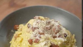 Spaghetti Carbonara #tablefor2 #shorts #carbonara