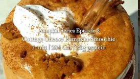 Cottage Cheese Pumpkin Smoothie #pumpkinseason #pumpkinrecipe #healthysmoothie #proteinsmoothie
