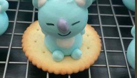 BTS Koya BT21 Meringue Cookies #shorts