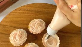 Homemade Whipped Cream From Milk🤩| 4 Ingredients Whipped Cream😋 #shorts #trending #whippedcream