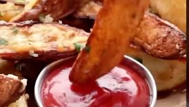 The Secret To Super Crispy Potato Wedges #shorts
