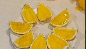 Lemon Slice Jello Shots 🍋 ok now I need to make every cute citrus variation possible 🍋‍🟩🍋🍊🍉🍒