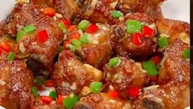 #Garlic Ribs# Rib cooking this way is fragrant and crispy #traditional Healthy recipes