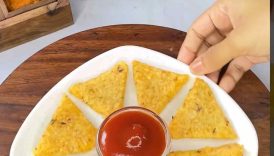 Viral Potato Bites From Leftover Rice😋 | Easy Rice Hacks Recipe🤩 #shorts #trending #potatobites