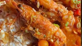 Harissa Prawns 🦐