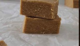 2 INGREDIENT PEANUT BUTTER FUDGE #fudge #peanutbutter #2ingredients #dessertrecipe #shorts4 #shorts