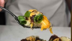 EASY SMOKED SHORT RIB LOADED BAKED POTATO #Shorts