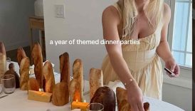 A year of themed dinner parties 🫶🏼✨ #dinnerparties #hosting