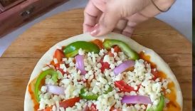 Homemade Pizza Base🍕😋 | How To Make Pizza Base At Home🤤 #shorts #trending #pizzabase