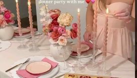 Host a Valentine’s Day dinner party with me ♥️ #valentinesday #dinnerparty r