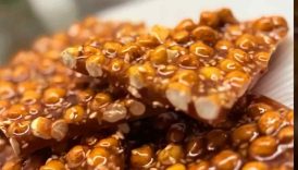 3-Ingredient Chana Jaggery Chikki | Healthy Protein Sweet Snack 🍯✨ #shorts #ytshorts