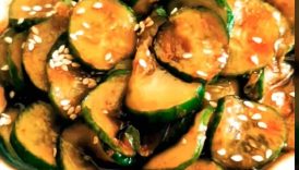 Kimchi Cucumber Salad | Korean food ASMR | #food #shorts